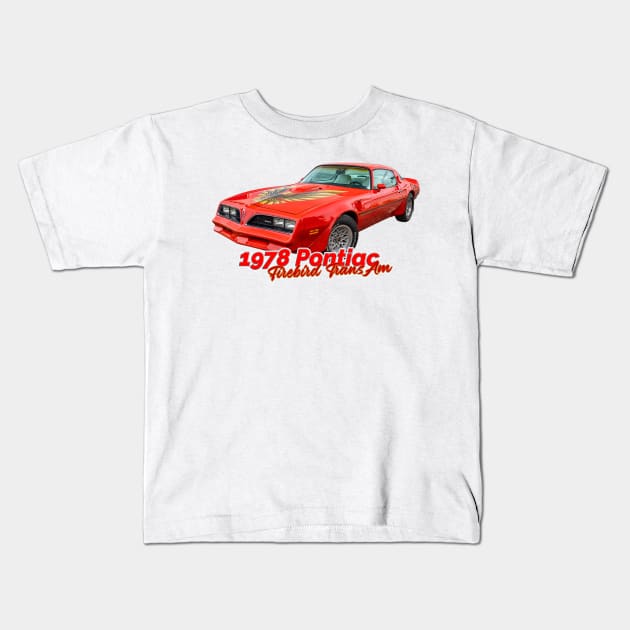 1978 Pontiac Firebird Trans Am Kids T-Shirt by Gestalt Imagery